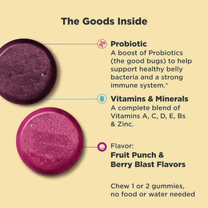 Kids Multivitamin & Probiotic Gummies